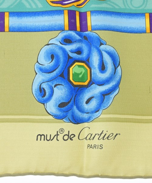Cartier（カルティエ）バンダナ・スカーフ 緑 サイズ:- レディース/2200687467037