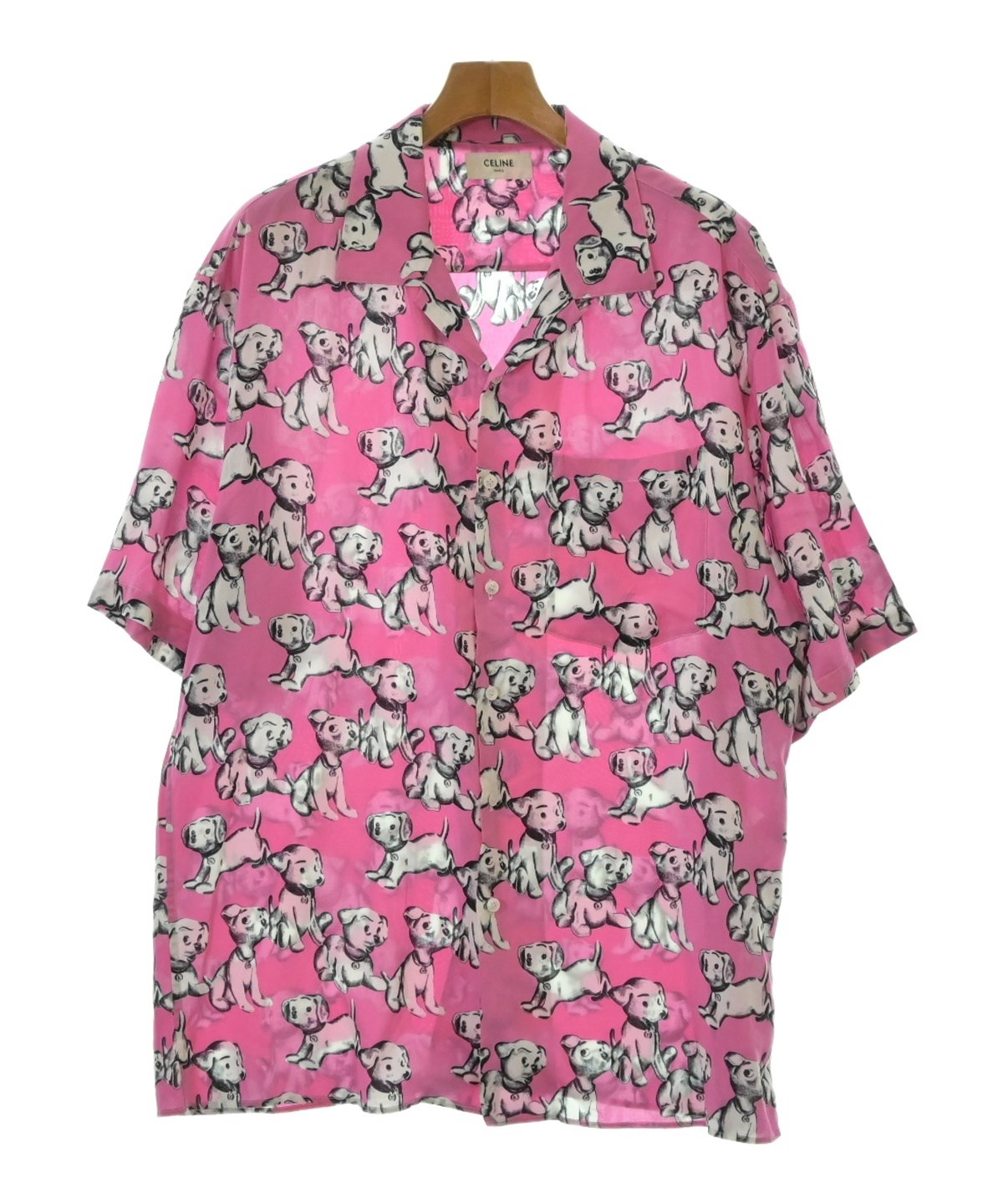 CELINE セリーヌ ルーズ ボーリング シャツ　ピンク　メンズ　37サイズ 楽天市場】【中古】CELINE ルーズボーリングシャツ 2C831171S