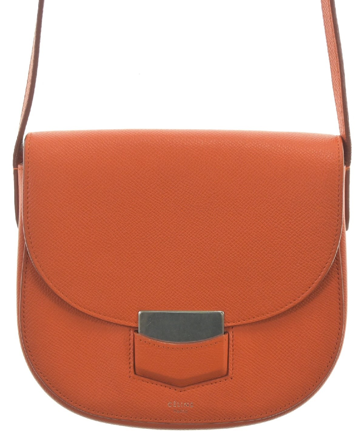 CELINE　オレンジ　ショルダーバッグ CELINE（セリーヌ）ショルダーバッグ オレンジ サイズ:S