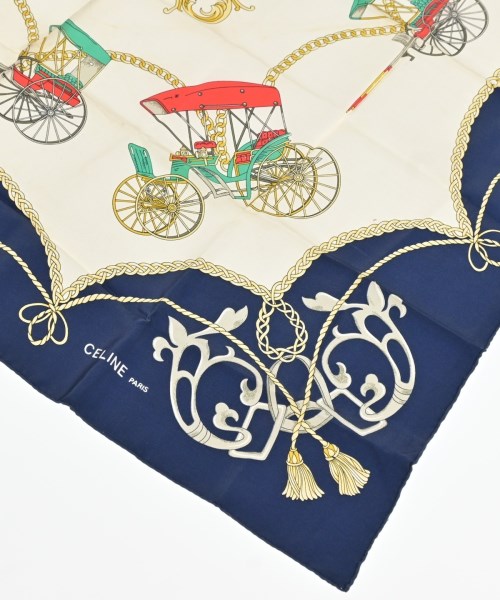 CELINE（セリーヌ）バンダナ・スカーフ 白 サイズ:- レディース/2200640002022