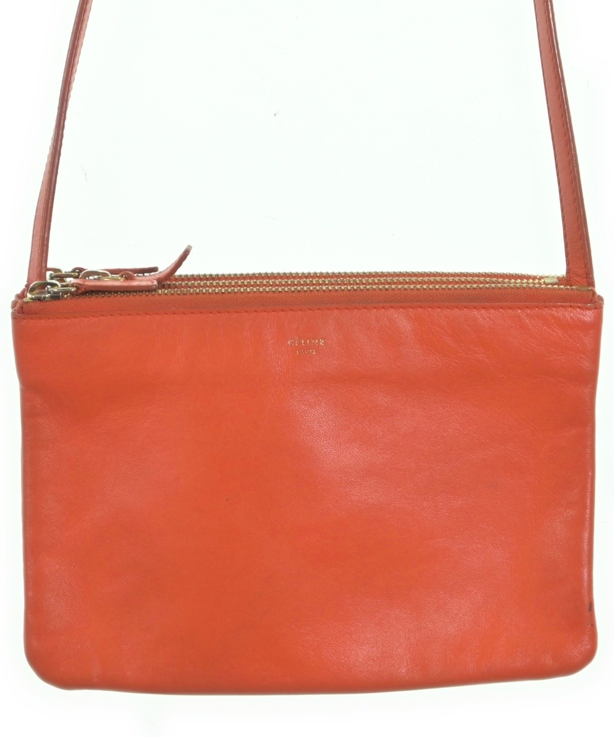 CELINE（セリーヌ）ショルダーバッグ オレンジ サイズ:- レディース