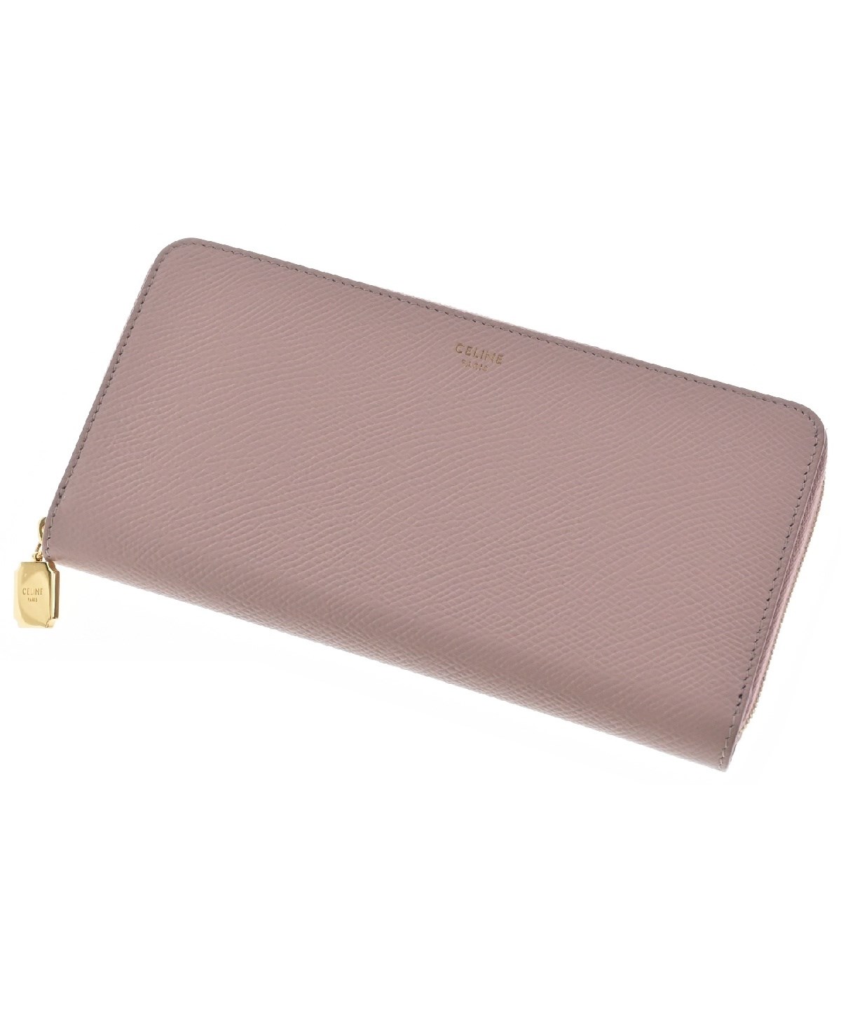 【良品】◇セリーヌ◇ ヴィンテージ / ビビッドピンク / シボレザー / 薄型 良品】◇セリーヌ◇ ヴィンテージ / ビビッドピンク / シボレザー