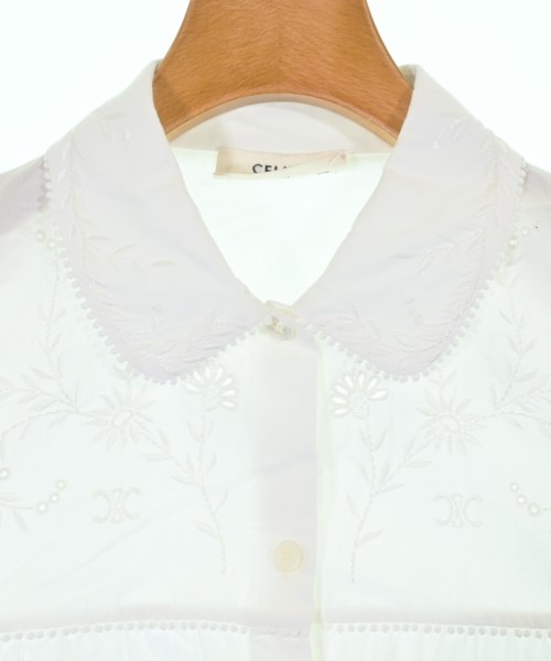 CELINE（セリーヌ）ブラウス 白 サイズ:36(XS位) レディース/2200621930047