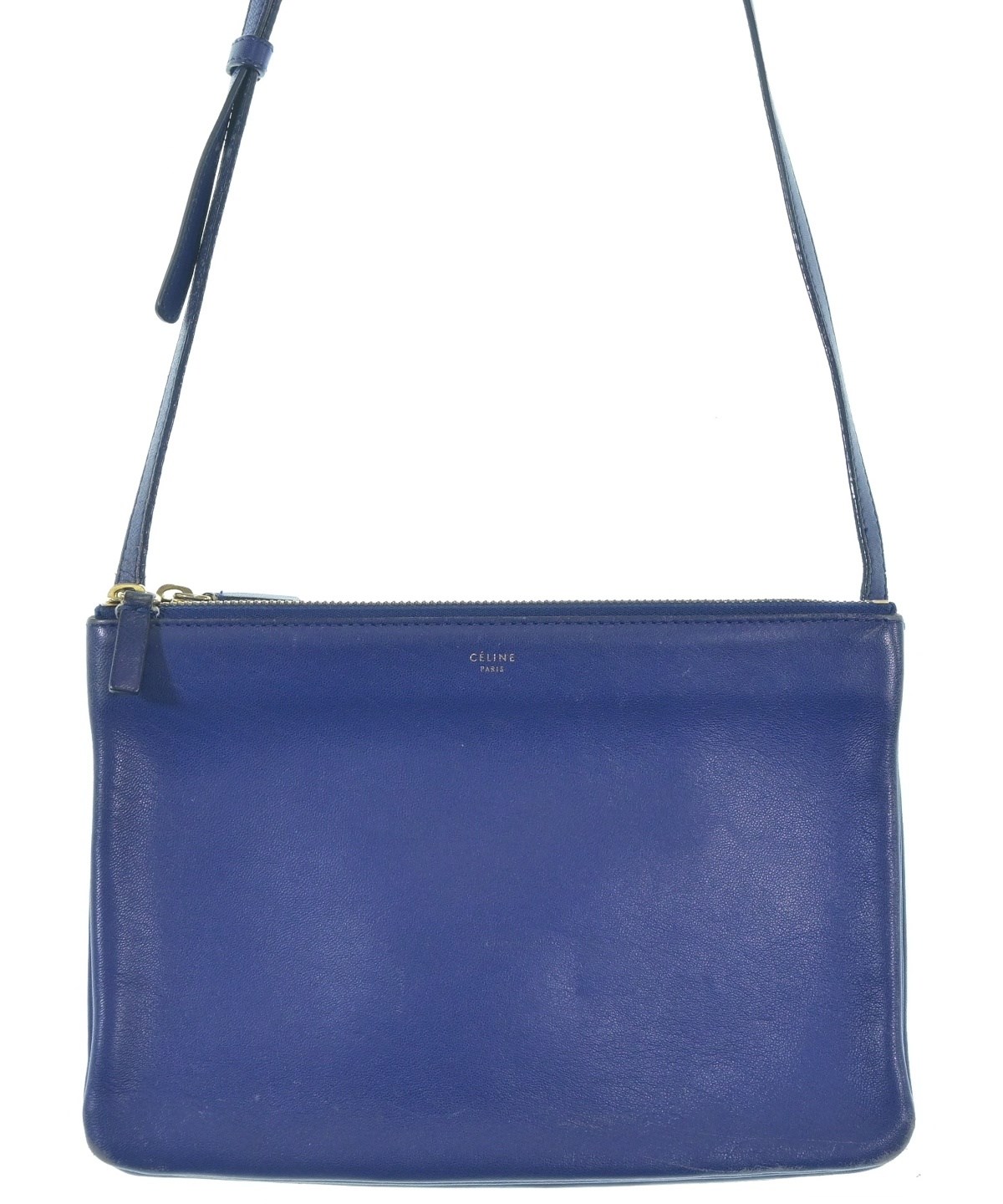 CELINE（セリーヌ）ショルダーバッグ 青 サイズ:- レディース