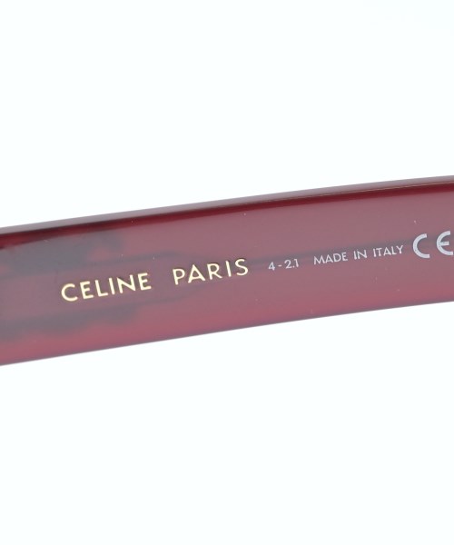 CELINE（セリーヌ）サングラス 赤 サイズ:- レディース/2200623073032