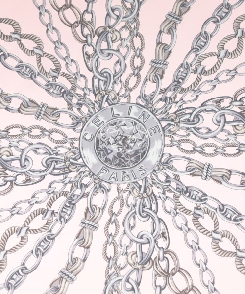 CELINE（セリーヌ）バンダナ・スカーフ ピンク サイズ:- レディース/2200614225143