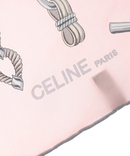 CELINE（セリーヌ）バンダナ・スカーフ ピンク サイズ:- レディース/2200614225143