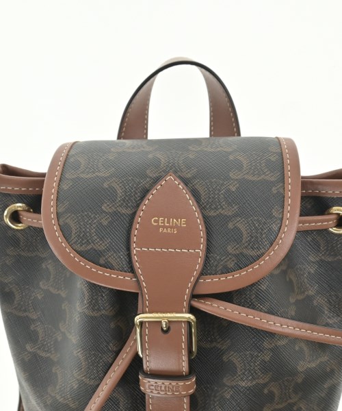 CELINE（セリーヌ）バックパック・リュック 茶 サイズ:- レディース/2200627237904