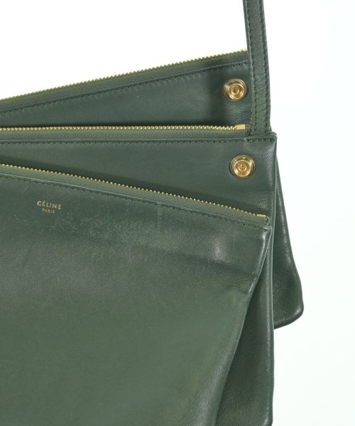 CELINE（セリーヌ）ショルダーバッグ 緑 サイズ:- レディース/2200627238109