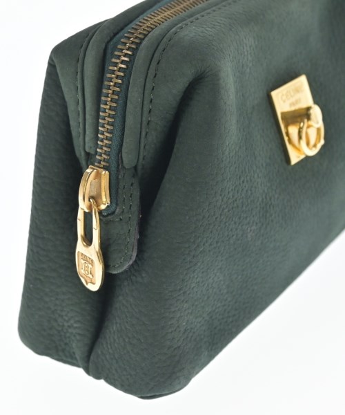 CELINE（セリーヌ）ポーチ 緑 サイズ:- レディース/2200628443038