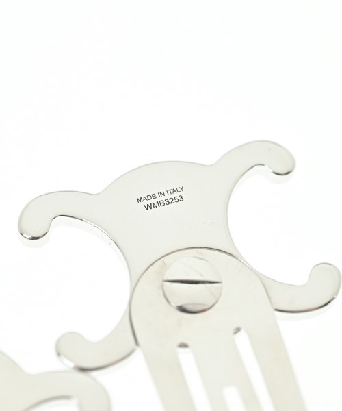 CELINE（セリーヌ）ヘアアクセサリー シルバー サイズ:- レディース/2200628213716