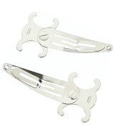 CELINE（セリーヌ）ヘアアクセサリー シルバー サイズ:- レディース/2200628213716