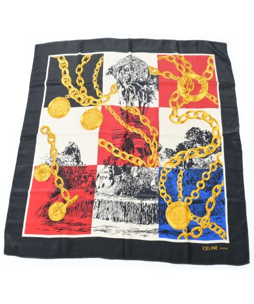 CELINE(セリーヌ)バンダナ・スカーフ 黒 サイズ:-/2200633349080