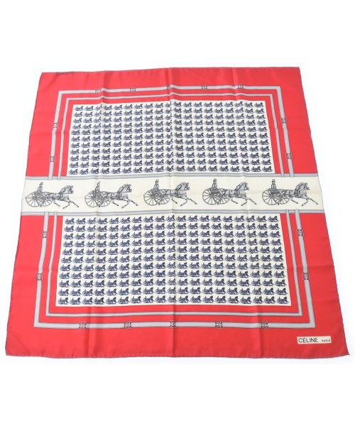 CELINE(セリーヌ)バンダナ・スカーフ 白 サイズ:-/2200633349097