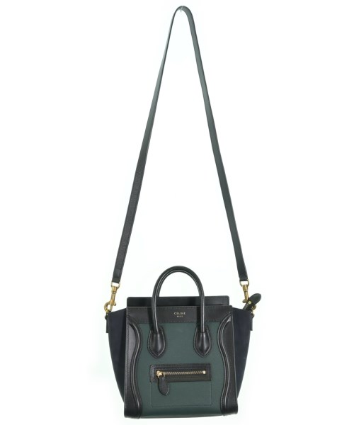 CELINE（セリーヌ）ハンドバッグ 緑 サイズ:- レディース/2200609812211
