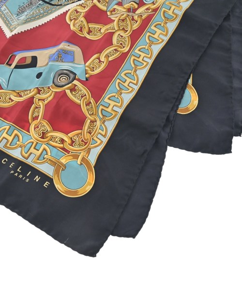 CELINE（セリーヌ）バンダナ・スカーフ 赤 サイズ:- レディース/2200616942017