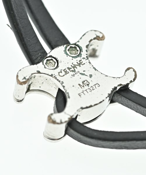 CELINE（セリーヌ）ブレスレット・バングル 黒 サイズ:- レディース/2200619975166