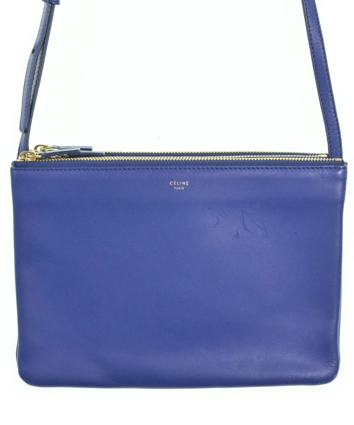 CELINE（セリーヌ）ショルダーバッグ 青 サイズ:- レディース