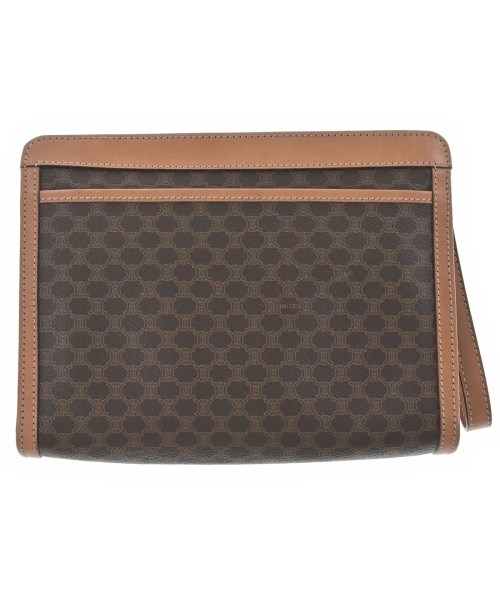 CELINE（セリーヌ）クラッチバッグ 茶 サイズ:- レディース/2200603590405