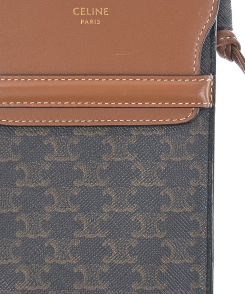 CELINE（セリーヌ）ポーチ 茶 サイズ:- レディース/2200608317021