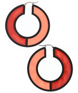 CELINE（セリーヌ）ピアス 赤 サイズ:- レディース/2200677832043