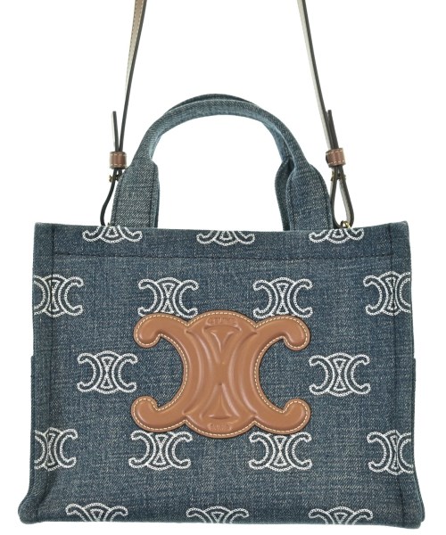 CELINE(セリーヌ)トートバッグ 紺 サイズ:S/2200679541011
