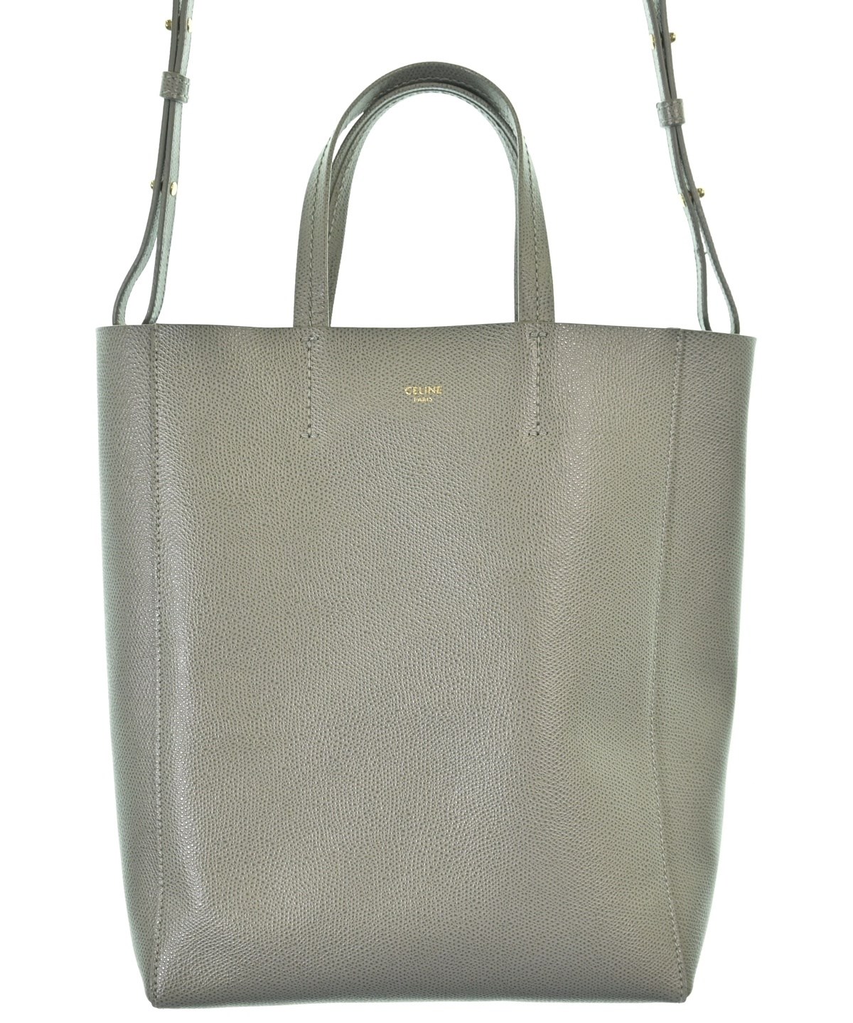 CÉLINE グレー レザートートバッグ CELINE（セリーヌ）トートバッグ グレー サイズ:- レディース