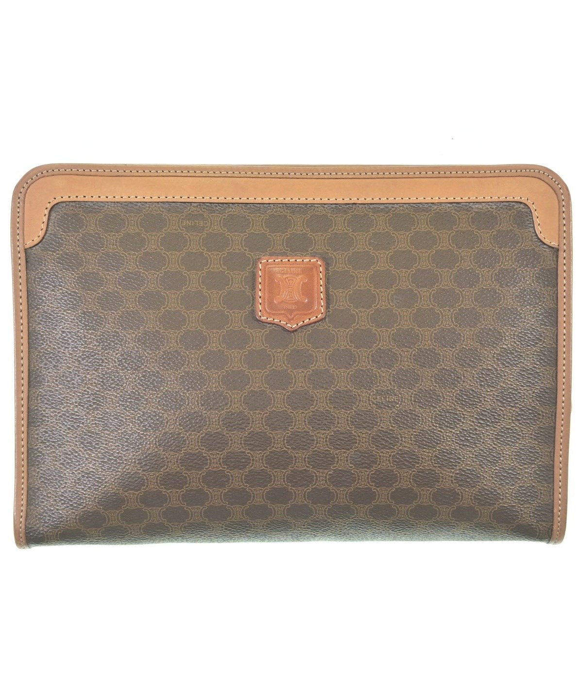 CELINE（セリーヌ）クラッチバッグ 茶 サイズ:- レディース