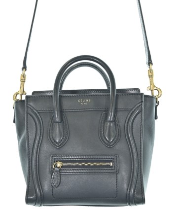CELINE（セリーヌ）ハンドバッグ 紺 サイズ:- レディース