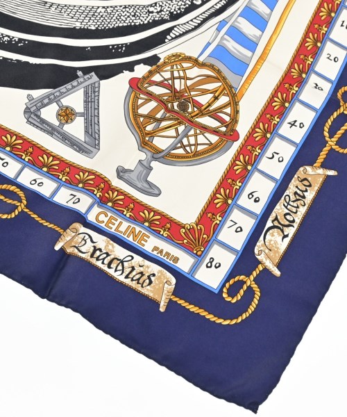 CELINE（セリーヌ）バンダナ・スカーフ 白 サイズ:- レディース/2200655778035