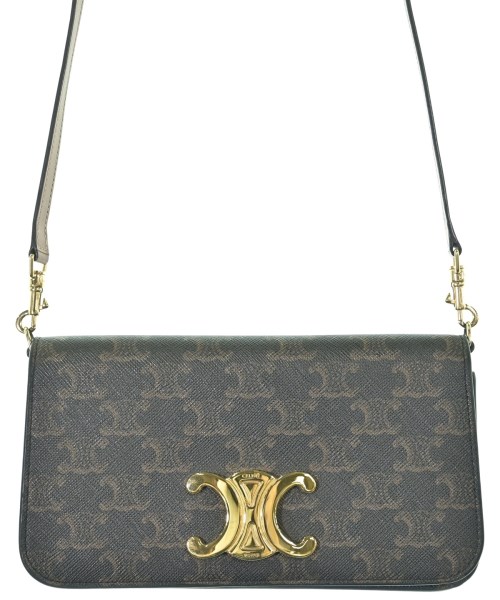 CELINE(セリーヌ)ショルダーバッグ 茶 サイズ:-/2200660767512