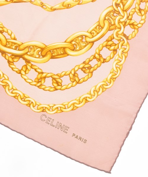 CELINE（セリーヌ）バンダナ・スカーフ ピンク サイズ:- レディース/2200717343119