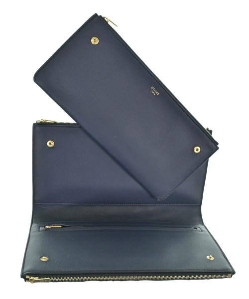 CELINE（セリーヌ）クラッチバッグ 紺 サイズ:- レディース/2200651677097