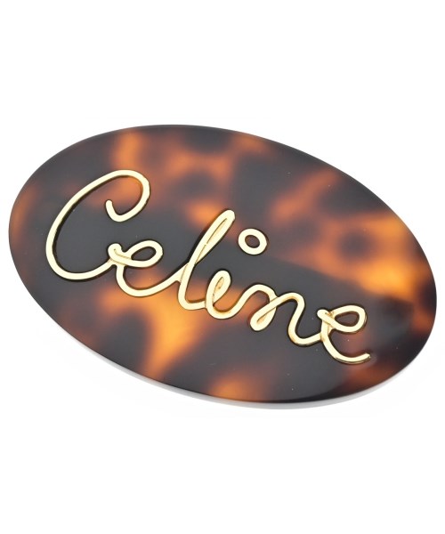 CELINE(セリーヌ)ヘアアクセサリー 茶 サイズ:-/2200652720044