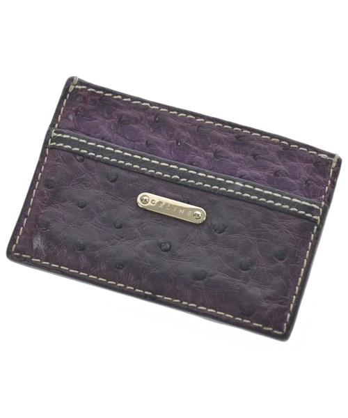 CELINE（セリーヌ）カードケース 紫 サイズ:- レディース/2200662962069