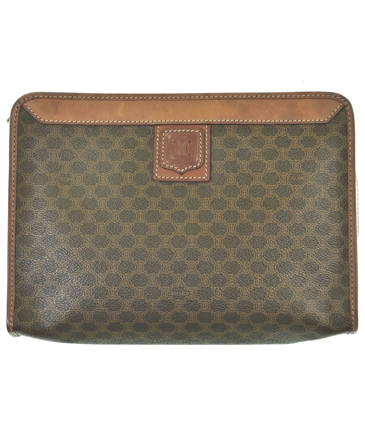 【未使用品】 CELINE セリーヌ コットンボアシーツ ブラウン 綿100% CELINE（セリーヌ）クラッチバッグ 茶 サイズ:- レディース