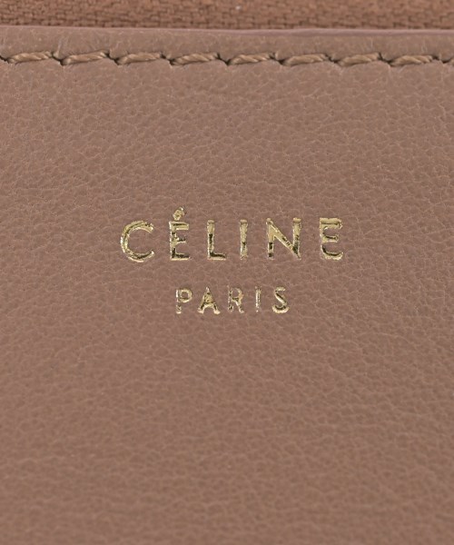 CELINE（セリーヌ）ポーチ 茶 サイズ:M レディース/2200720637038
