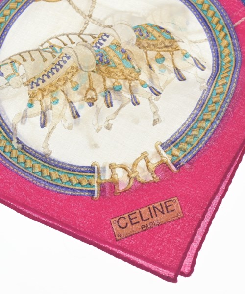 CELINE（セリーヌ）バンダナ・スカーフ 白 サイズ:- レディース/2200718586188
