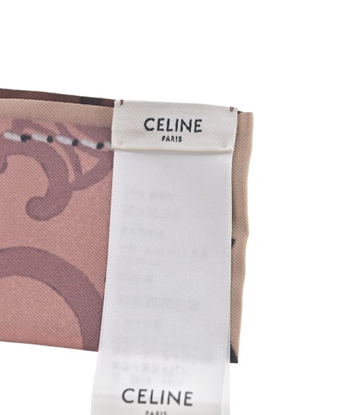 CELINE（セリーヌ）バンダナ・スカーフ ピンク サイズ:- レディース/2200727191083
