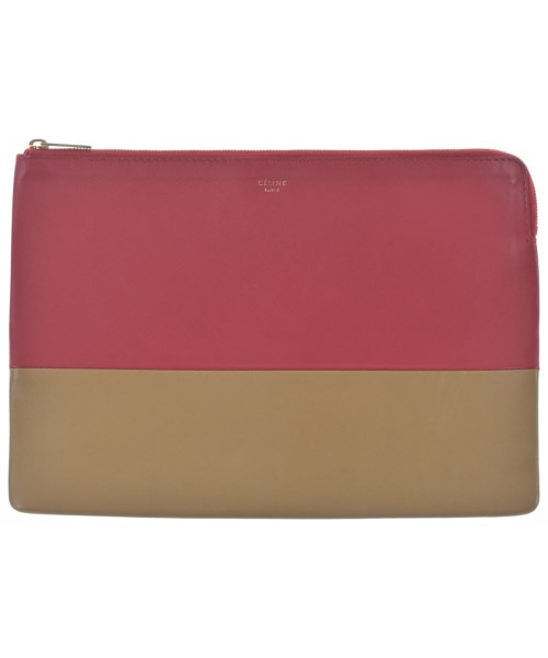 CELINE(セリーヌ)クラッチバッグ 赤 サイズ:-/2200680625205