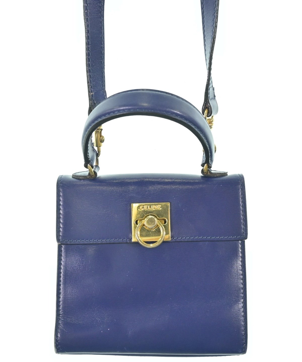 CELINE（セリーヌ）ハンドバッグ 青 サイズ:- レディース