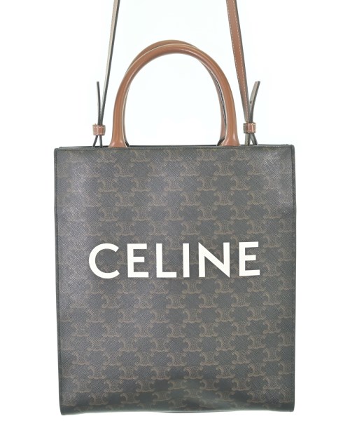 CELINE(セリーヌ)トートバッグ 茶 サイズ:S/2200688719012