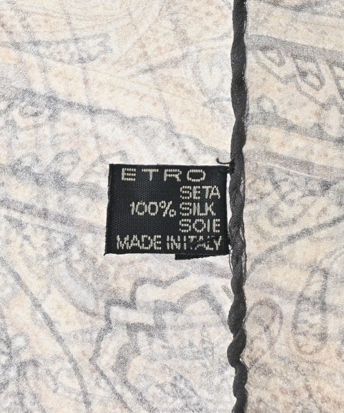 ETRO（エトロ）バンダナ・スカーフ ベージュ サイズ:- レディース/2200629092051
