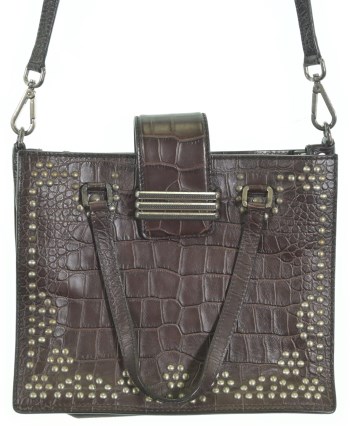 【BIGお買い物ラリー★30%OFFセール中】エトロ ETRO ショルダーバッグEマーク グレー 灰色 レディース 中古 ETRO（エトロ）ショルダーバッグ 茶 サイズ:- レディース