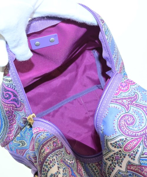 ETRO（エトロ）バックパック・リュック 紫 サイズ:- レディース/2200600612018