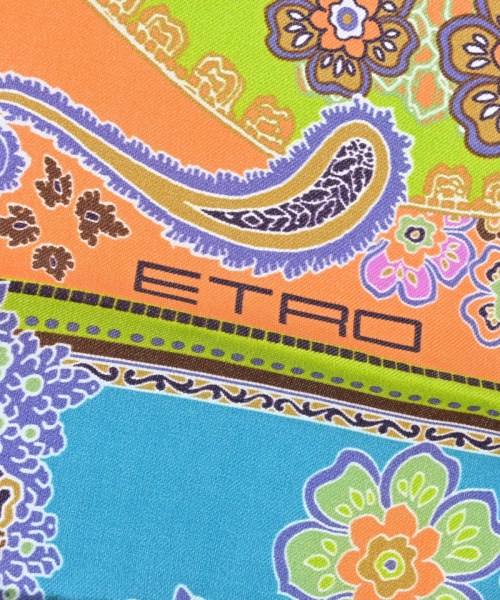 ETRO（エトロ）バンダナ・スカーフ オレンジ サイズ:- レディース/2200714407265
