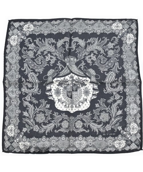 ETRO(エトロ)バンダナ・スカーフ 黒 サイズ:-/2200663830145