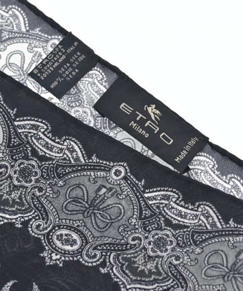 ETRO（エトロ）バンダナ・スカーフ 黒 サイズ:- レディース/2200663830145
