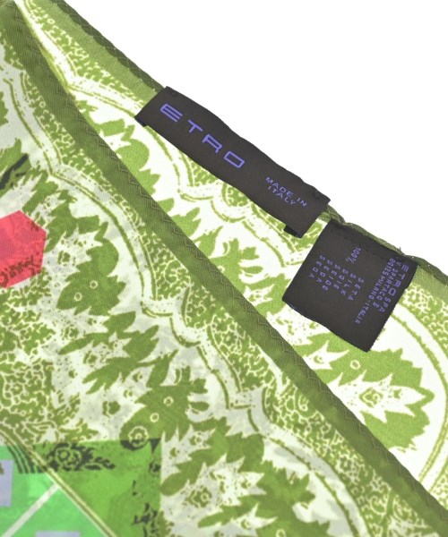 ETRO（エトロ）バンダナ・スカーフ 緑 サイズ:- レディース/2200663830213