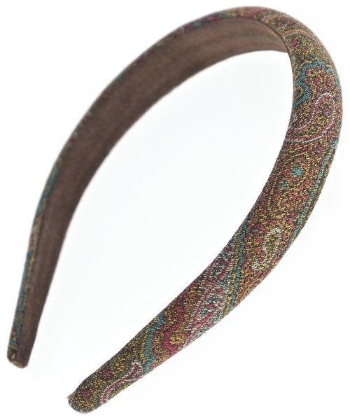 ETRO（エトロ）ヘアアクセサリー 茶 サイズ:- レディース/2200663116263